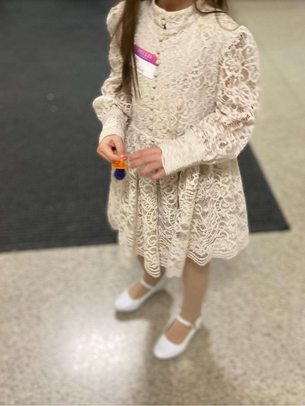 Bardot Cream Lace Long-Sleeve Party Dress